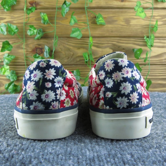 SeaVees Poplin Twil Women Slip-On Shoes Size 6 Medium Multicolor Fabric Slip On - Picture 5 of 10